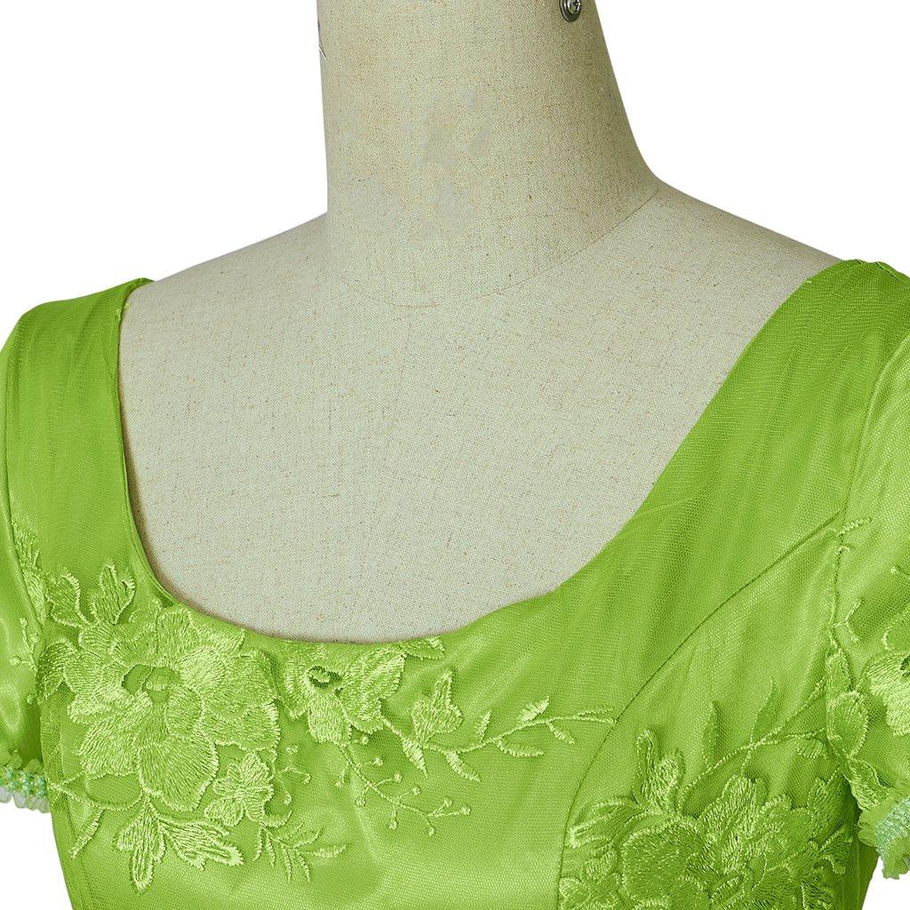 Astricos Cosplay Costume Green Empire Gown - Embrace the Charm of Regency Era - Astricos