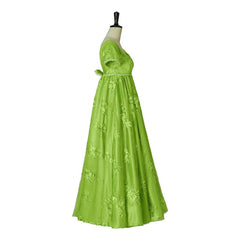 Astricos Cosplay Costume Green Empire Gown - Embrace the Charm of Regency Era - Astricos