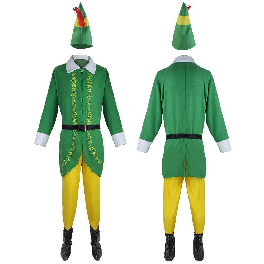 Astricos Buddy The Elf Costume for Men | Authentic Movie-Inspired Outfit for Festive Events - Astricos