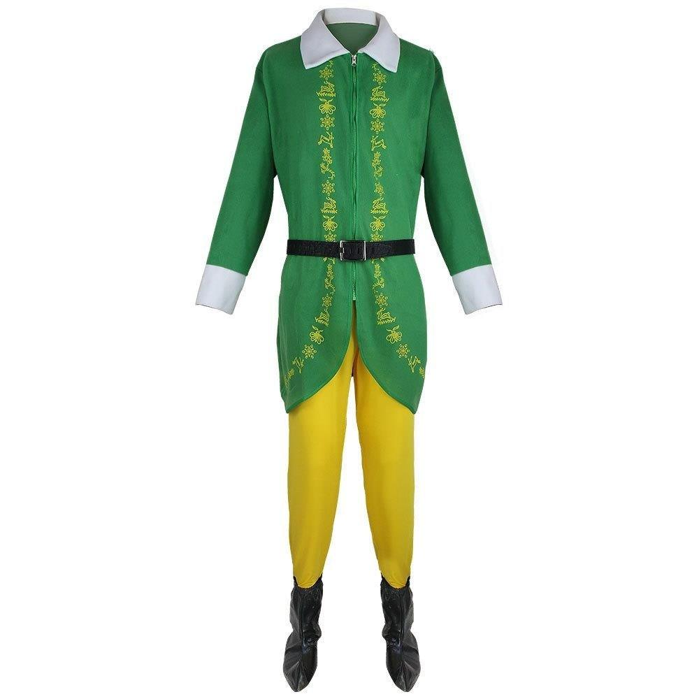 Astricos Buddy The Elf Costume for Men | Authentic Movie-Inspired Outfit for Festive Events - Astricos