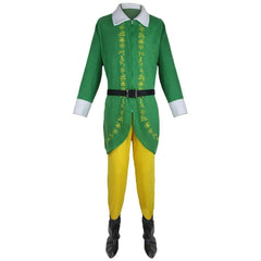 Astricos Buddy The Elf Costume for Men | Authentic Movie-Inspired Outfit for Festive Events - Astricos