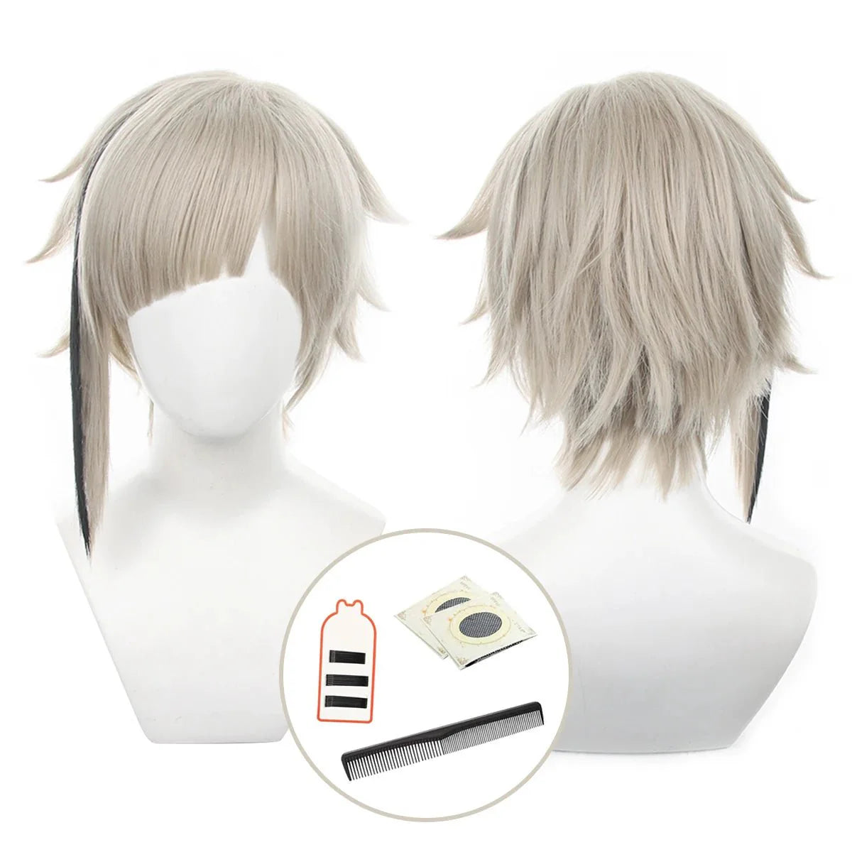 Astricos Anime Cosplay Wigs - Nakahara Chuuya, Dazai Osamu, Akutagawa Ryunosuke, More - Astricos