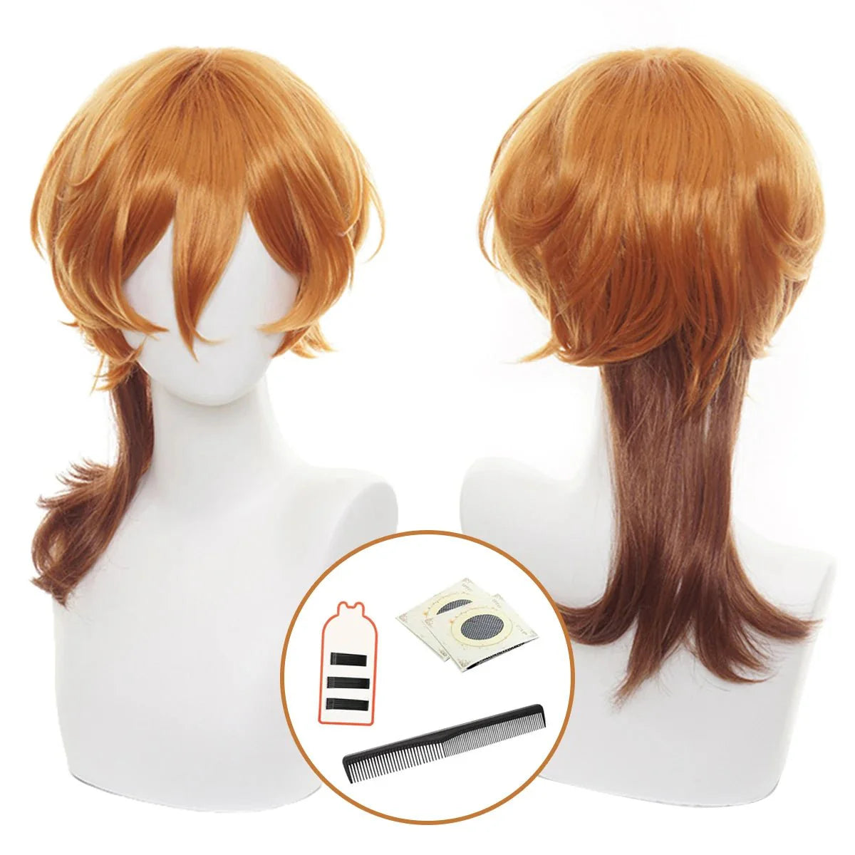 Astricos Anime Cosplay Wigs - Nakahara Chuuya, Dazai Osamu, Akutagawa Ryunosuke, More - Astricos