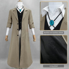 Astricos Dazai Osamu Cosplay Outfit - Premium Anime Costume Set for Enthusiasts - Astricos