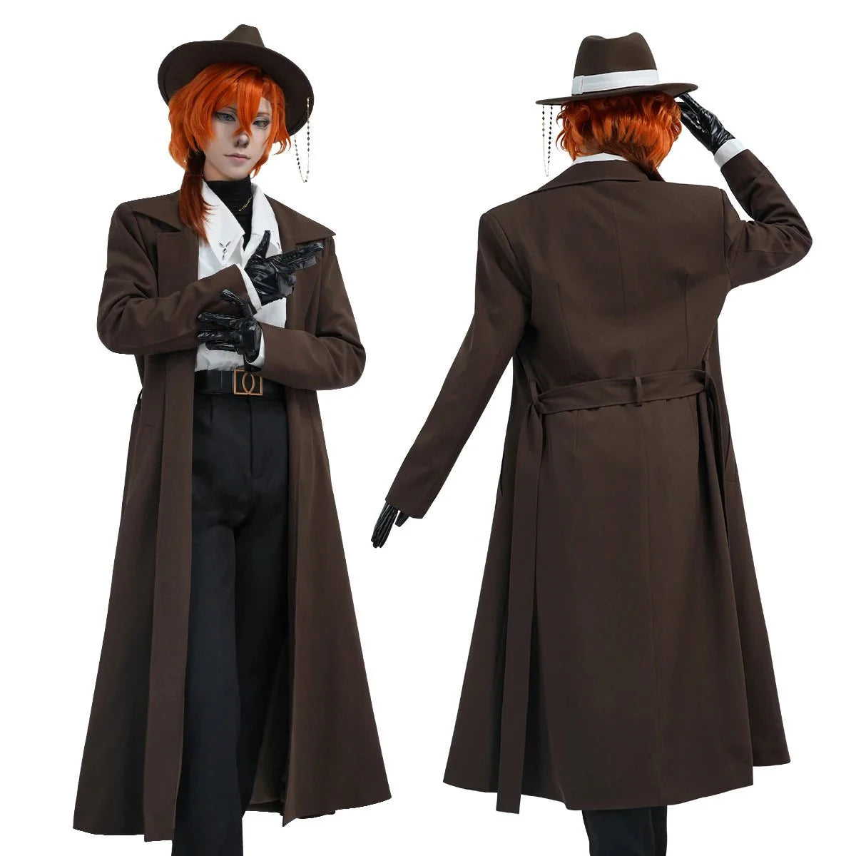 Astricos Anime Nakahara Chuuya Cosplay Costume Set - 10th Anniversary Edition - Astricos