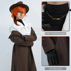 Astricos Anime Nakahara Chuuya Cosplay Costume Set - 10th Anniversary Edition - Astricos