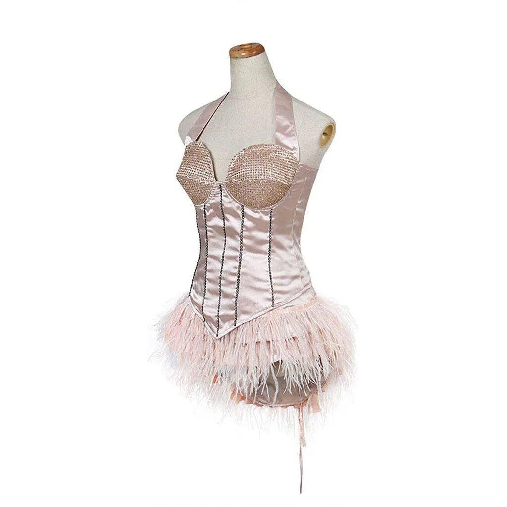 Astricos Christina Aguilera Burlesque Cosplay Costume | 'Good Girl' Dress | Adult Women Sexy Halloween Outfit | Custom Made - Astricos