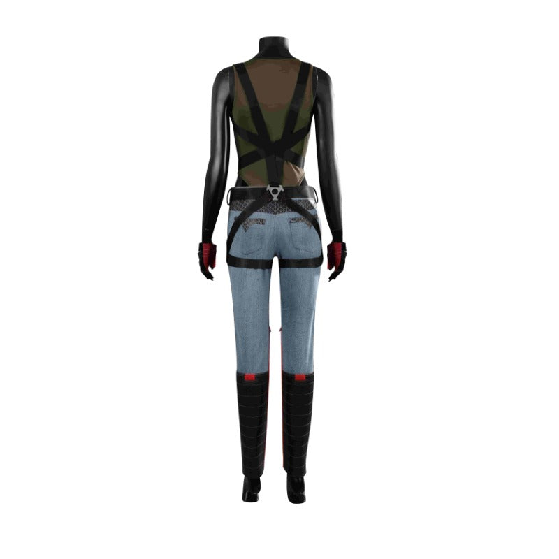 Astricos Palmer Punk Cosplay Costume - Complete Set with Shirt, Pants, Coat, Belts, Boots - Astricos