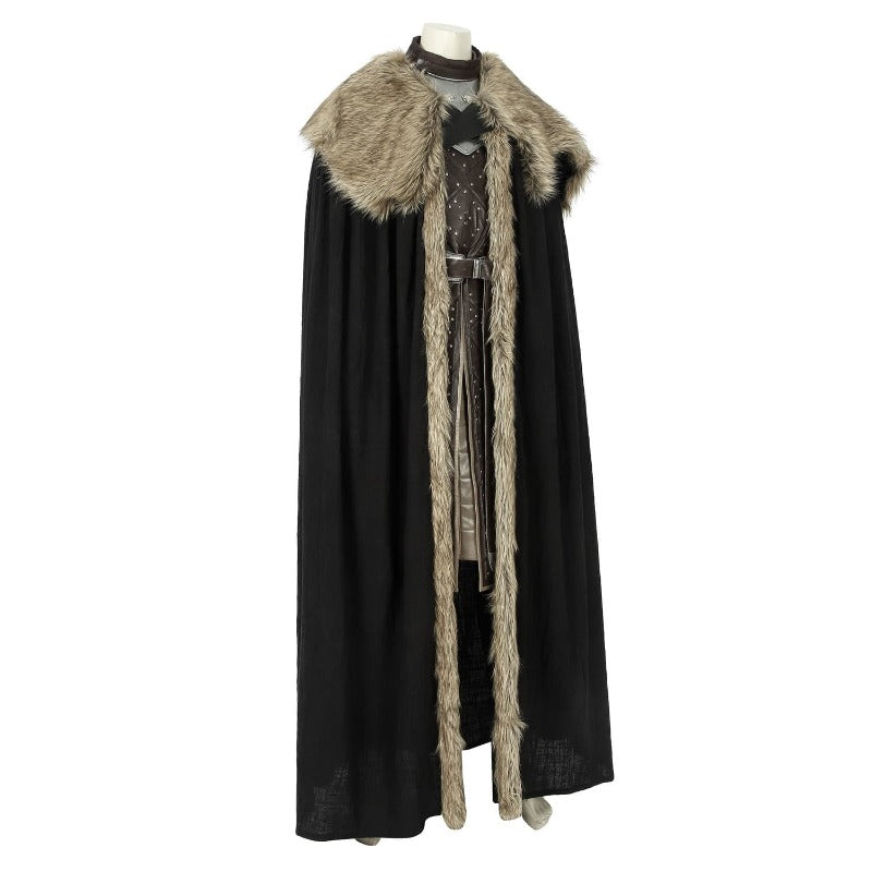 Astricos Game of Thrones Season 8 Jon Snow Cosplay Costume for Halloween & Events - Astricos