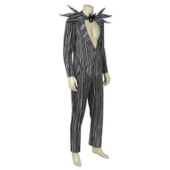 Astricos Jack Skellington Costume - Black Stripe Suit for Halloween Cosplay - Astricos