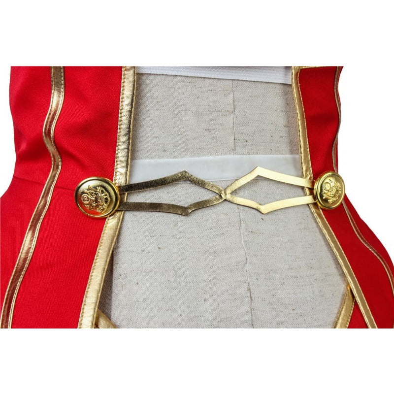 Astricos Nero Claudius Cosplay Dress - Red White Christmas Outfit from Fate/Grand Order - Astricos