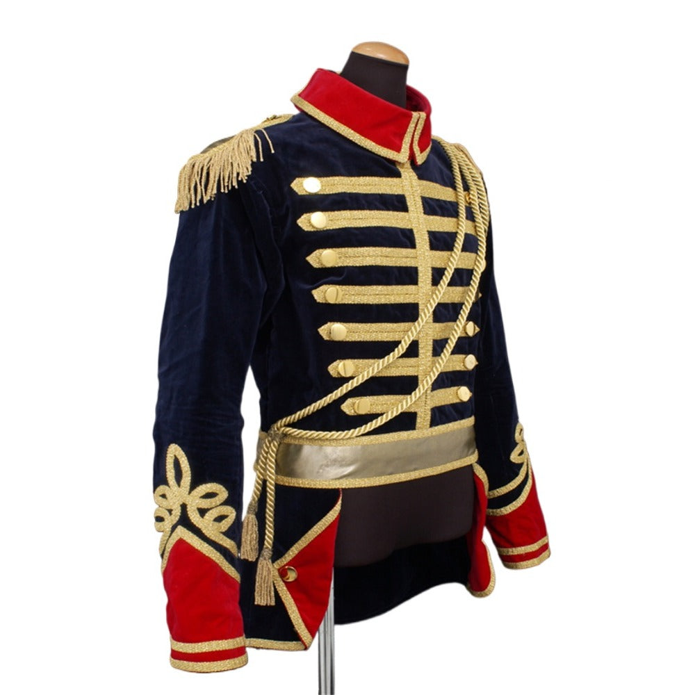 Medieval Military Officer Cosplay Costume - Majestic Ballet Musical Jacket with Hat | Astricos - Astricos