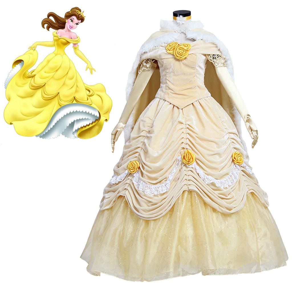 Astricos Belle Cosplay Costume Series | Elegant Disney Princess Dress for Halloween & Cosplay - Astricos