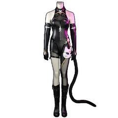 Astricos Ake Night Cat Cosplay Costume with Boots - Premium Halloween Outfit - Astricos