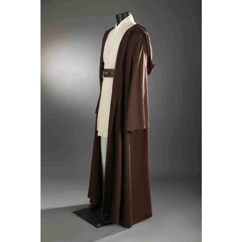 Astricos Obi-Wan Kenobi Cosplay Costume Full Set - Authentic Jedi Master Outfit for Halloween Parties - Astricos