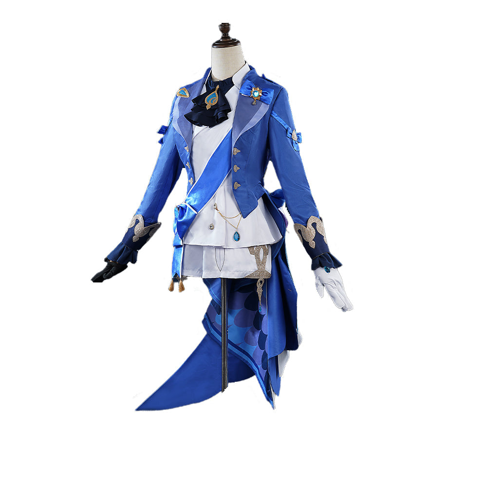 Astricos Genshin Impact Furina Costume - Hydro Archon Focalors Cosplay Ensemble for Enthusiasts - Astricos