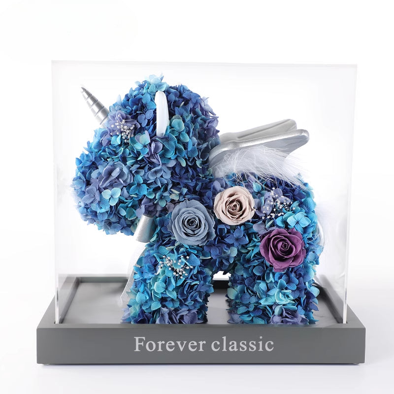 Astricos Unicorn Gift Box Rose Bouquet - Special Occasion Decor for Her - Astricos