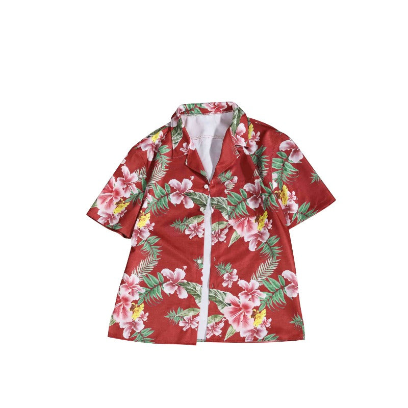 Astricos Ichiban Shirt Cosplay Costume - Short Sleeve Game-Themed Beachwear for Men - Astricos