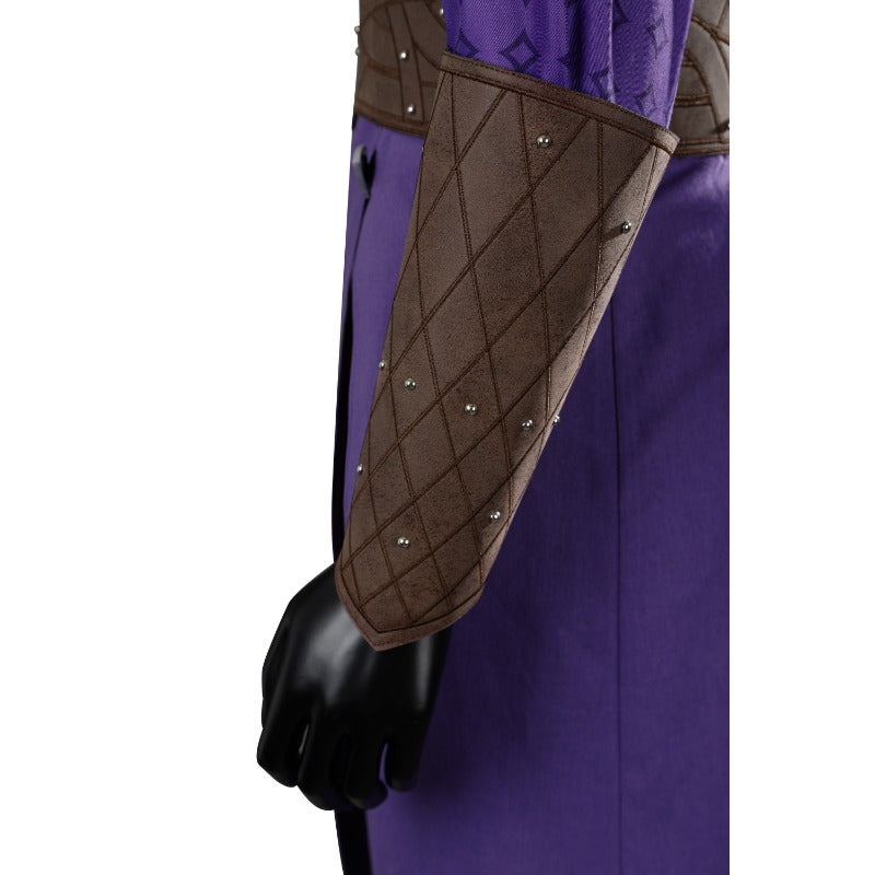 Astricos Gale Dekarios Cosplay Costume - Baldur's Gate Inspired Purple Wizard Full Set for Halloween - Astricos