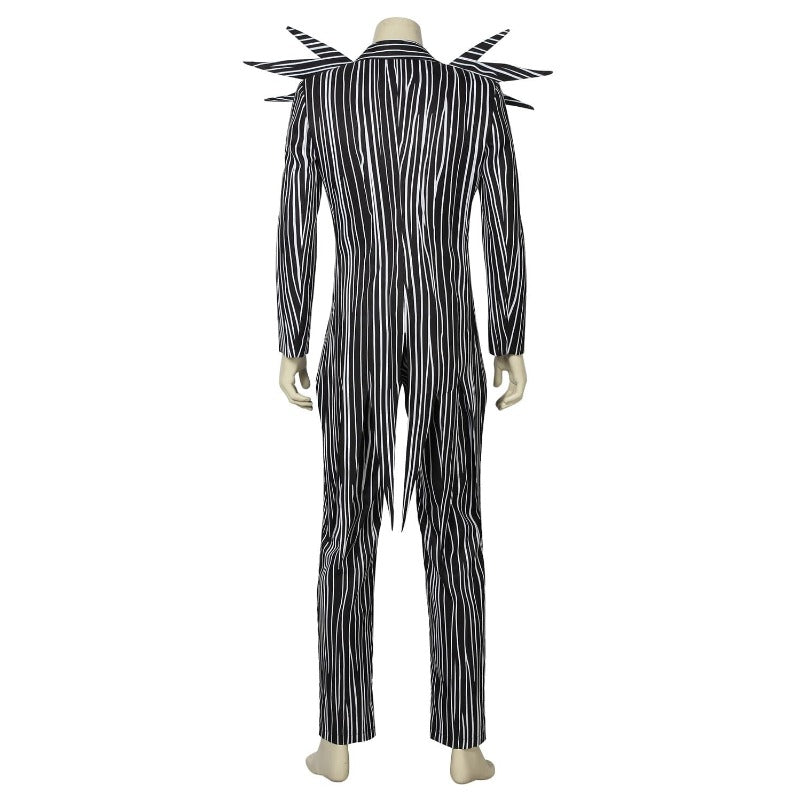 Astricos Jack Skellington Costume - Black Stripe Suit for Halloween Cosplay - Astricos