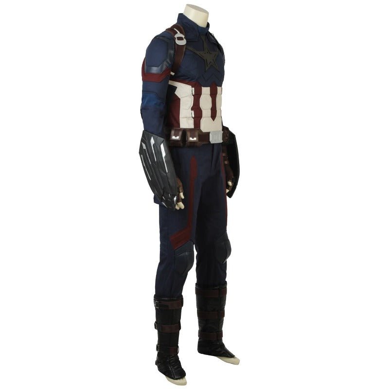 Avengers: Infinity War Captain America Steve Rogers Cosplay Costume | Astricos - Astricos