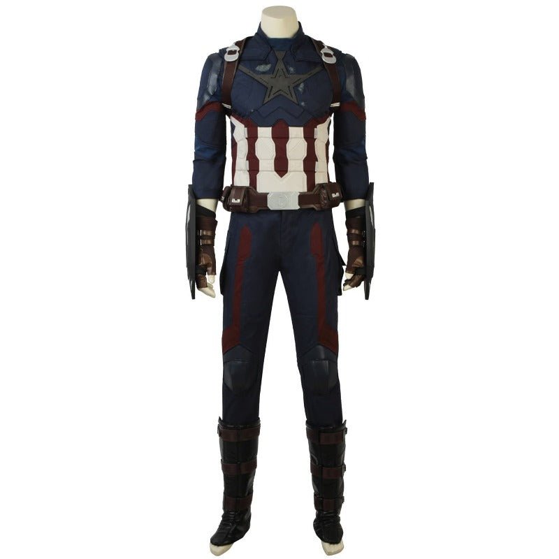 Avengers: Infinity War Captain America Steve Rogers Cosplay Costume | Astricos - Astricos