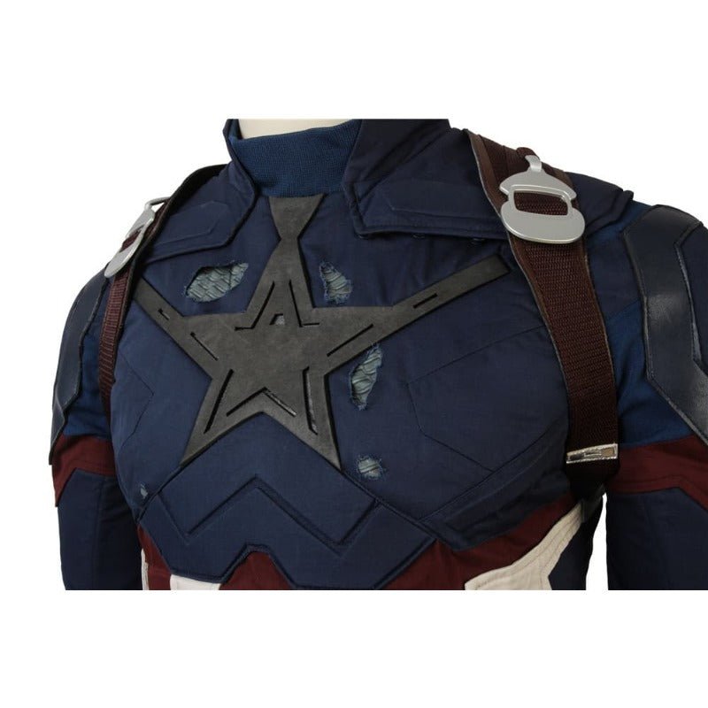 Avengers: Infinity War Captain America Steve Rogers Cosplay Costume | Astricos - Astricos