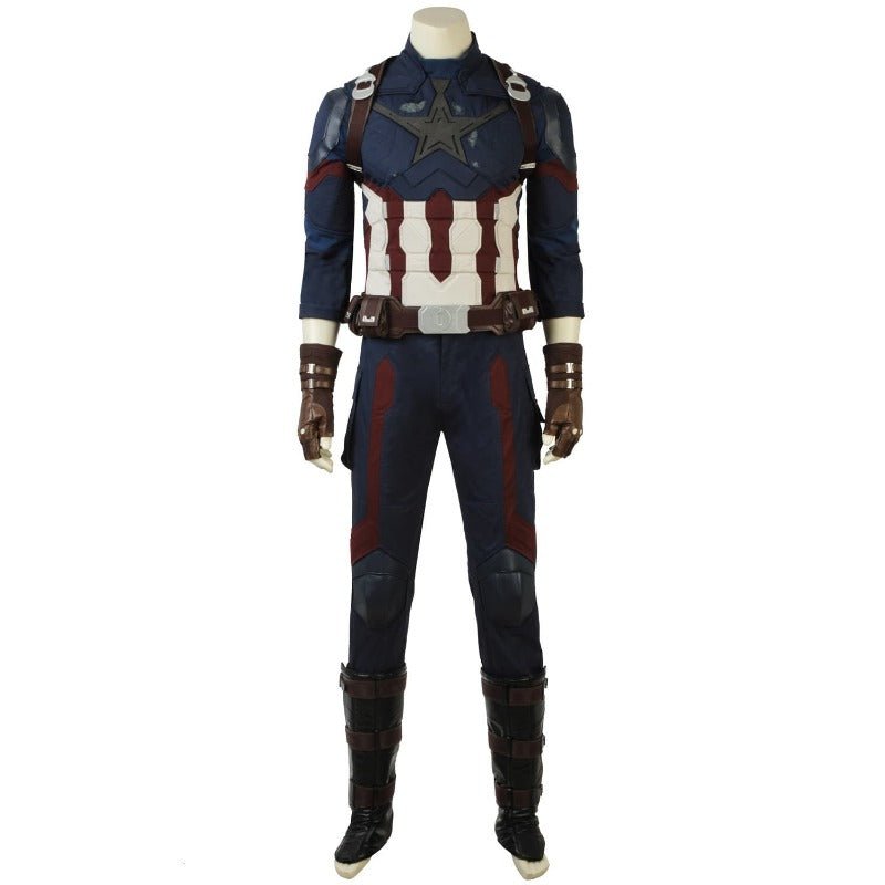 Avengers: Infinity War Captain America Steve Rogers Cosplay Costume | Astricos - Astricos