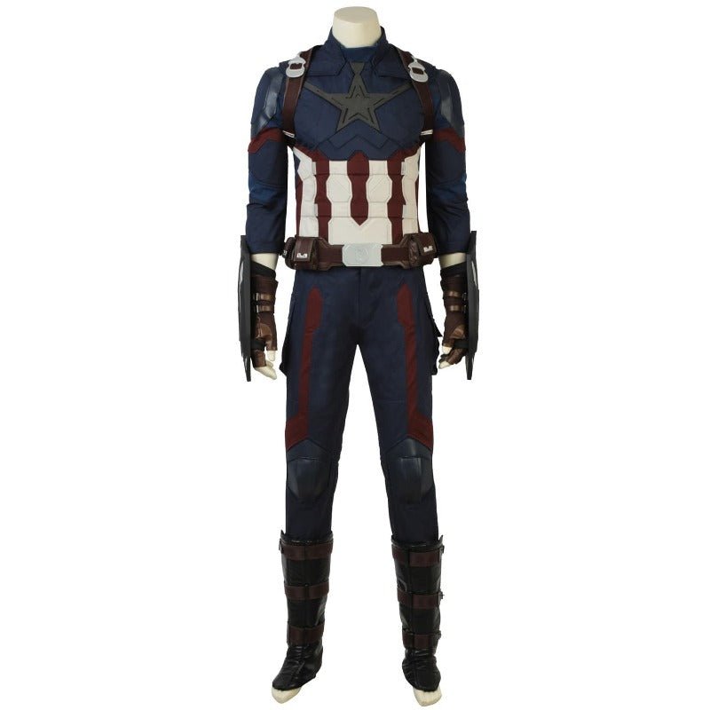 Avengers: Infinity War Captain America Steve Rogers Cosplay Costume | Astricos - Astricos