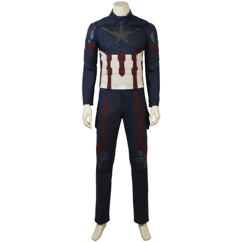 Avengers: Infinity War Captain America Steve Rogers Cosplay Costume | Astricos - Astricos