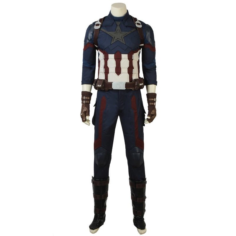 Avengers: Infinity War Captain America Steve Rogers Cosplay Costume | Astricos - Astricos