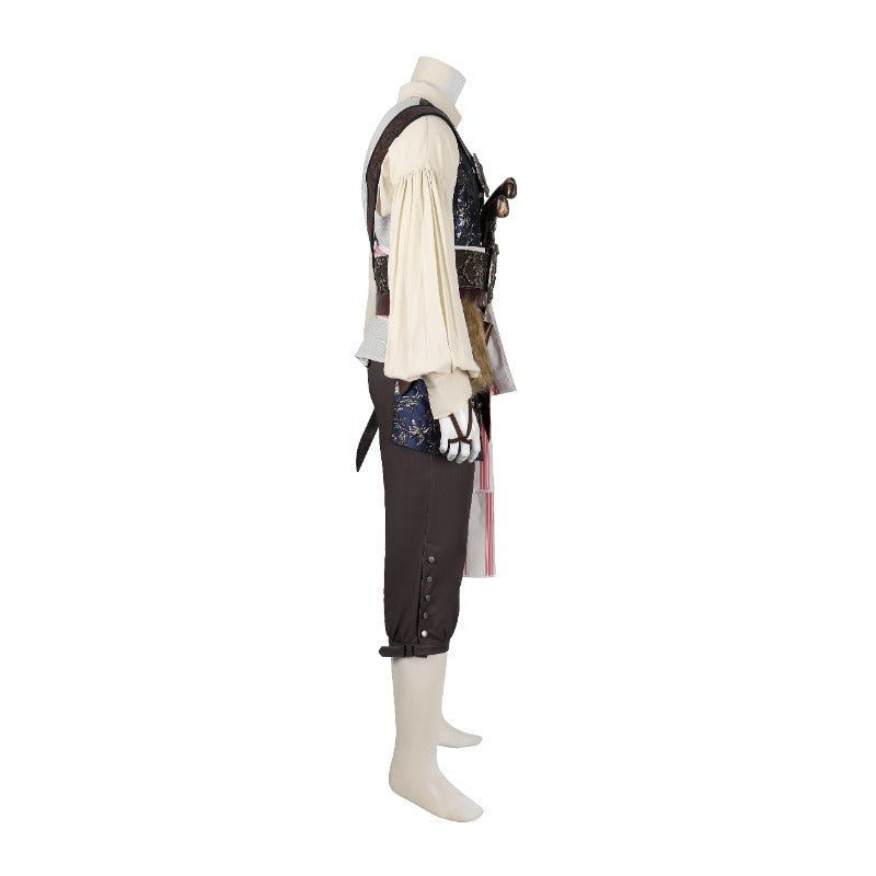 Astricos Captain Jack Sparrow Cosplay Costume - Premium Adult Pirate Outfit for Halloween - Astricos