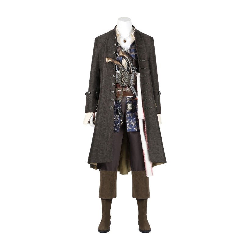 Astricos Captain Jack Sparrow Cosplay Costume - Premium Adult Pirate Outfit for Halloween - Astricos