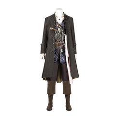 Astricos Captain Jack Sparrow Cosplay Costume - Premium Adult Pirate Outfit for Halloween - Astricos