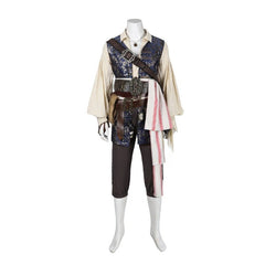 Astricos Captain Jack Sparrow Cosplay Costume - Premium Adult Pirate Outfit for Halloween - Astricos