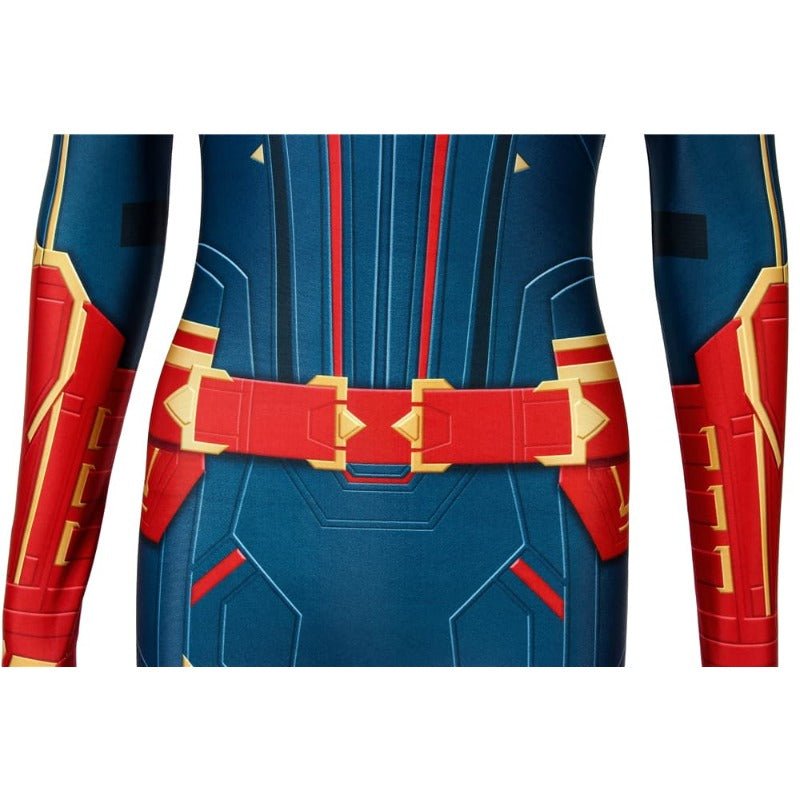 Astricos Captain Marvel Digital Printed Cosplay Costume for Enthusiasts - Astricos