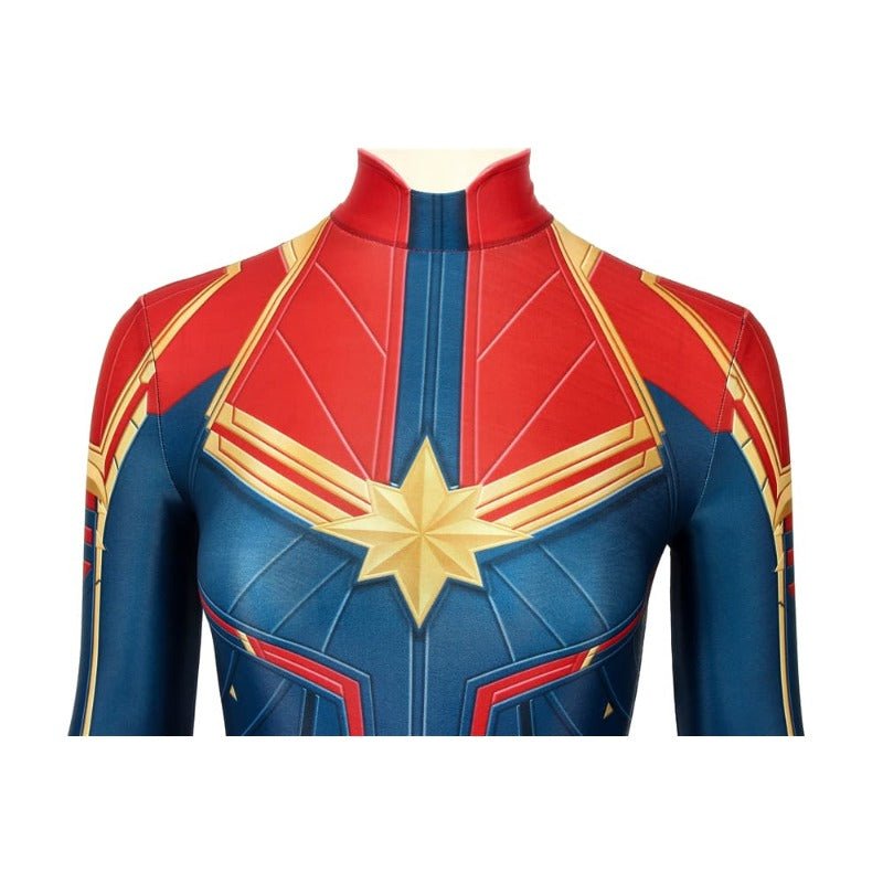 Astricos Captain Marvel Digital Printed Cosplay Costume for Enthusiasts - Astricos