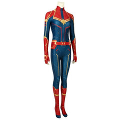 Astricos Captain Marvel Digital Printed Cosplay Costume for Enthusiasts - Astricos