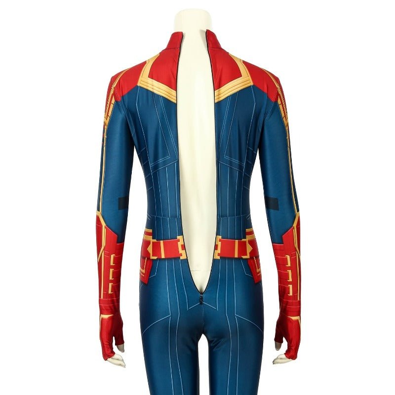 Astricos Captain Marvel Digital Printed Cosplay Costume for Enthusiasts - Astricos