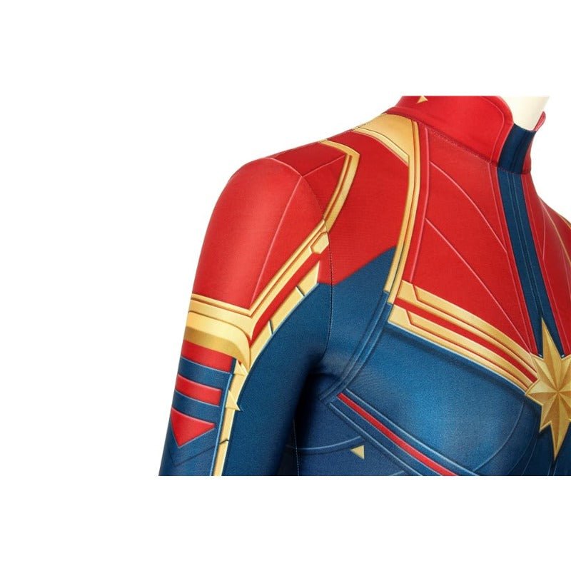 Astricos Captain Marvel Digital Printed Cosplay Costume for Enthusiasts - Astricos