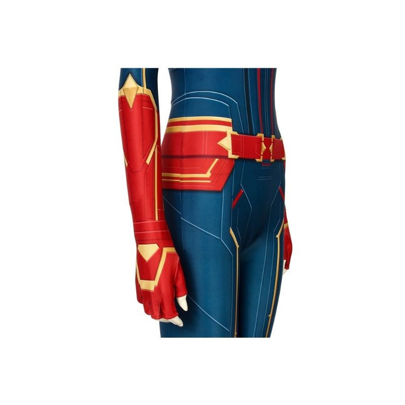 Astricos Captain Marvel Digital Printed Cosplay Costume for Enthusiasts - Astricos