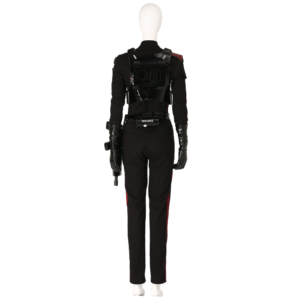 Astricos Star Wars Battlefront II Iden Versio Black Suit Cosplay Costume for Women - Astricos