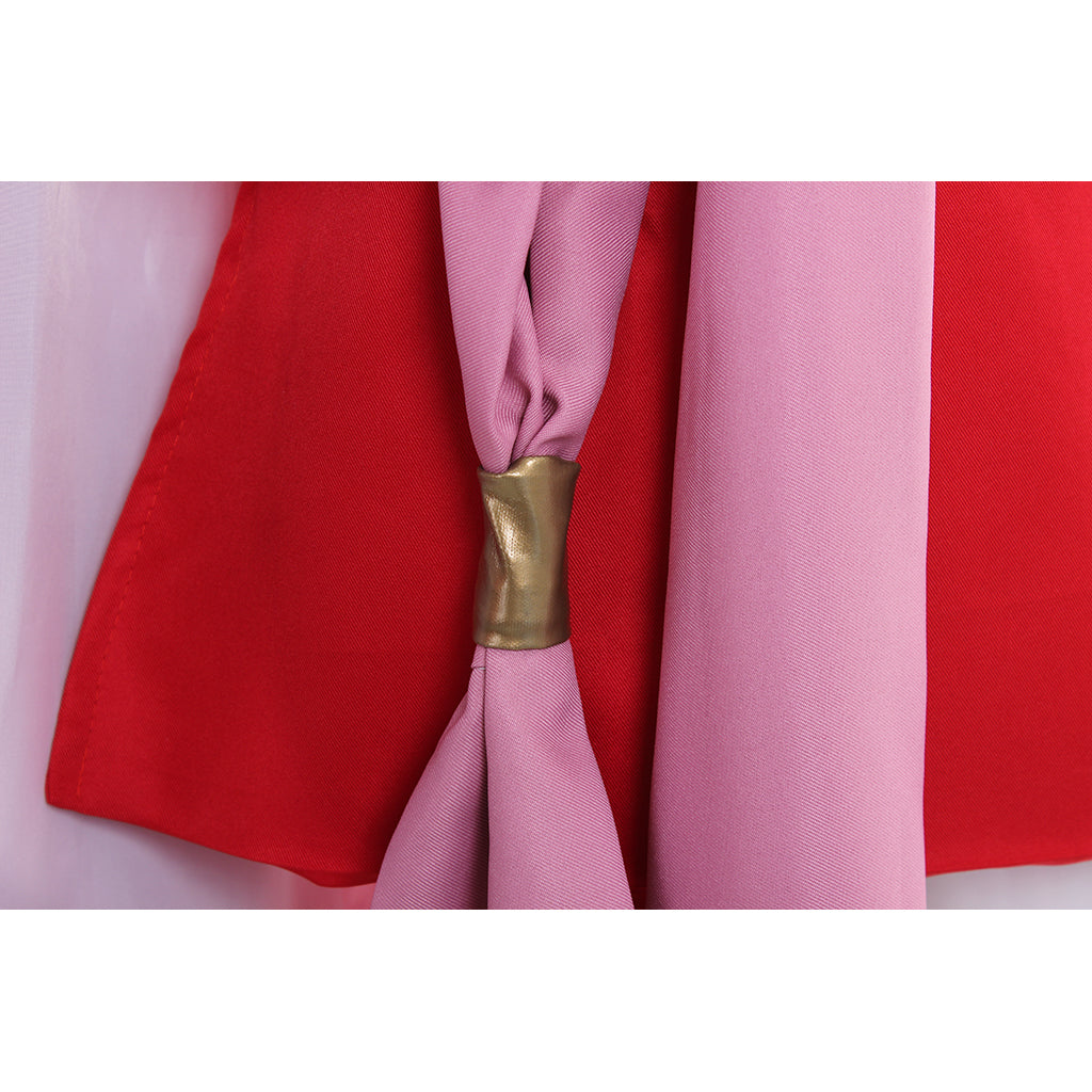 Astricos Tiki Cosplay Costume | Divine Dragon Princess Pink Dress with Cloak - Astricos