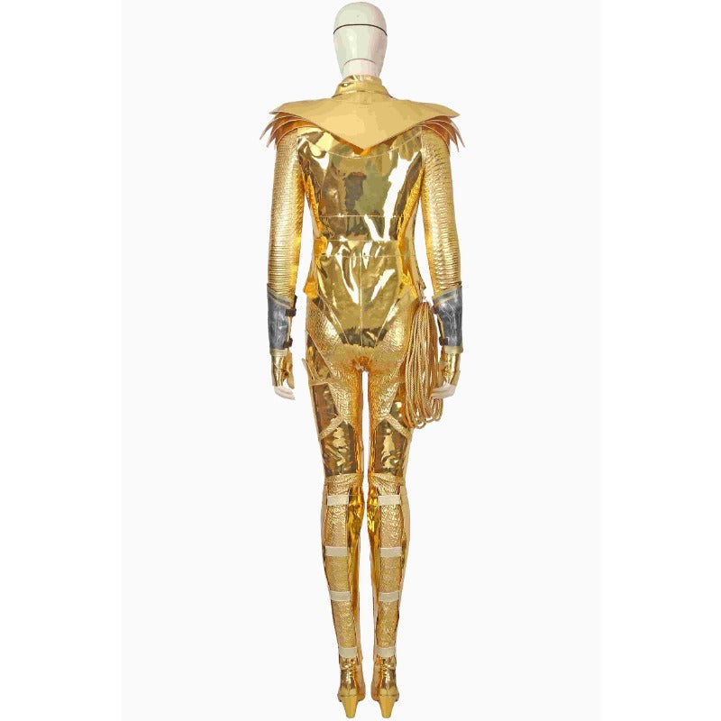 Astricos Diana Prince Golden Battle Armor Cosplay Costume for Halloween and Carnival - Astricos