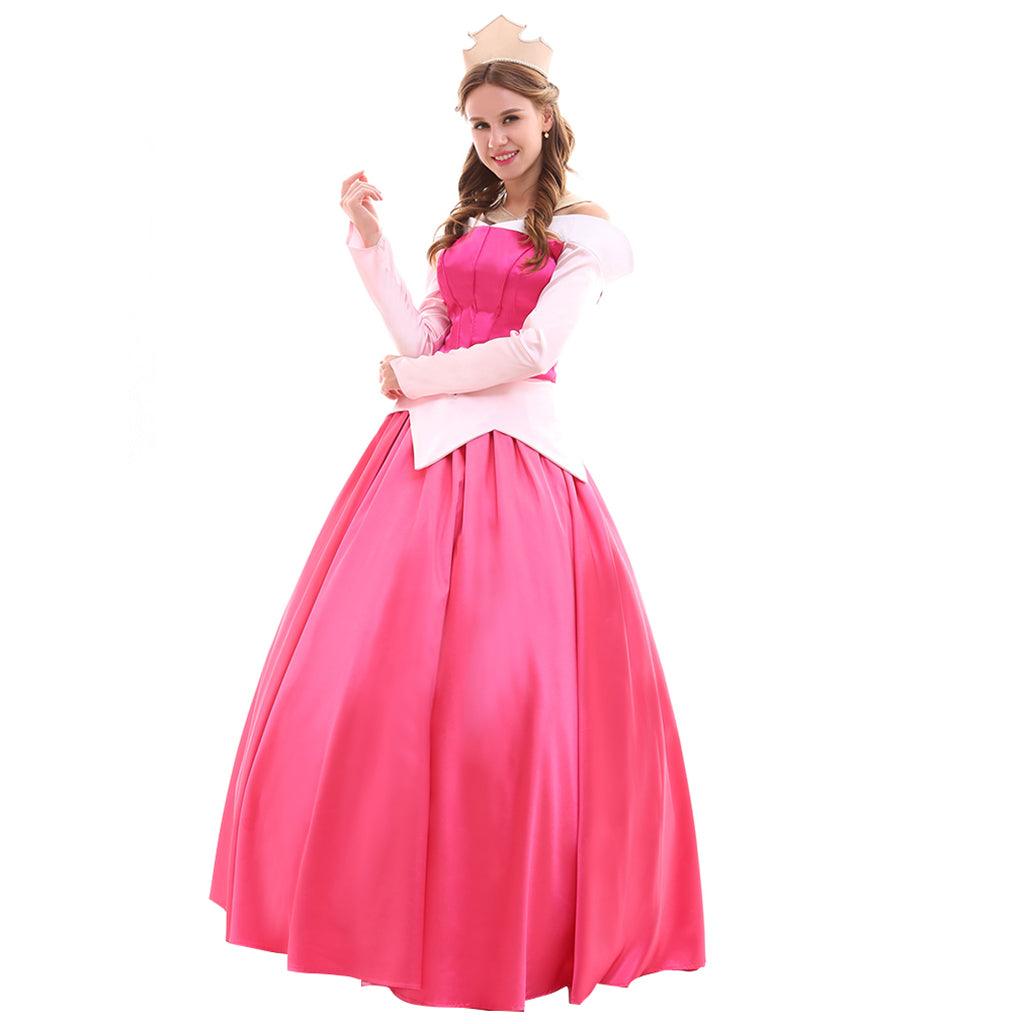 Astricos Disney Sleeping Beauty Aurora & Prince Phillip Cosplay Costumes for Couples - Astricos