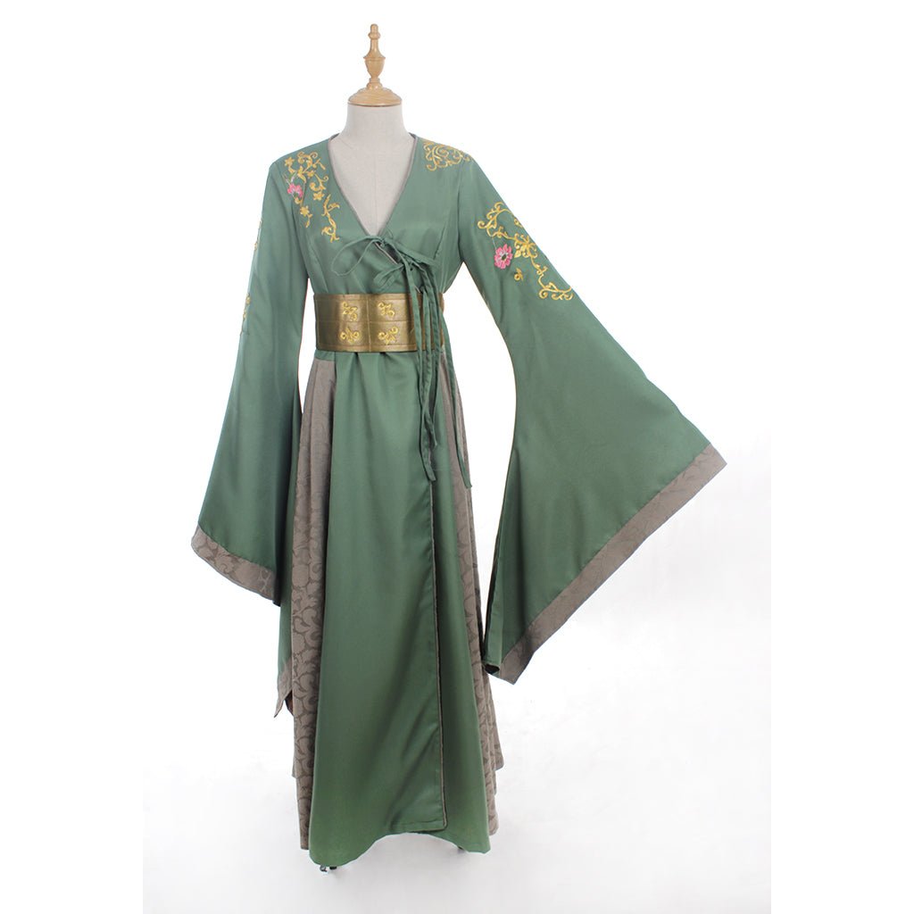 Astricos Cersei Lannister Green Dress Adult Costume | Women's Halloween Carnival Cosplay Outfit | Movie & TV Series Cosplay - Astricos