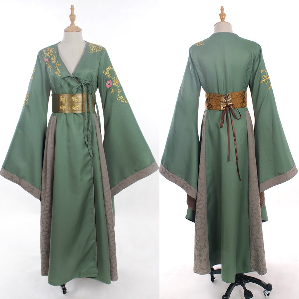 Astricos Cersei Lannister Green Dress Adult Costume | Women's Halloween Carnival Cosplay Outfit | Movie & TV Series Cosplay - Astricos