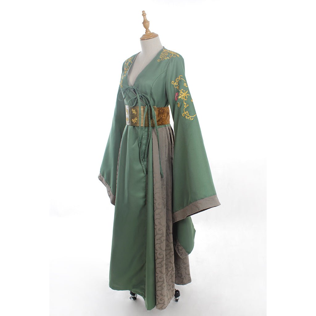 Astricos Cersei Lannister Green Dress Adult Costume | Women's Halloween Carnival Cosplay Outfit | Movie & TV Series Cosplay - Astricos