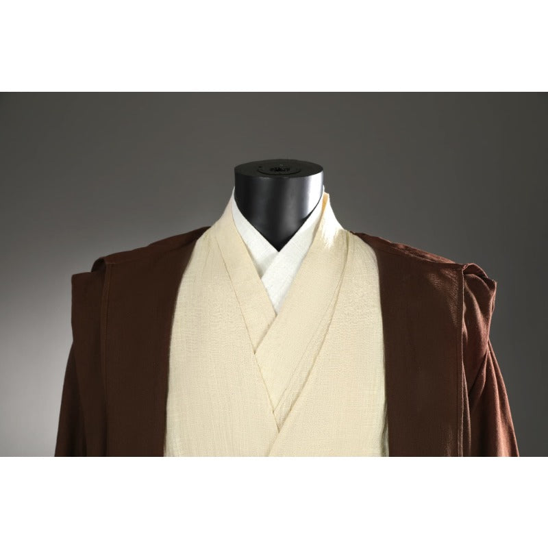 Astricos Obi-Wan Kenobi Cosplay Costume Full Set - Authentic Jedi Master Outfit for Halloween Parties - Astricos