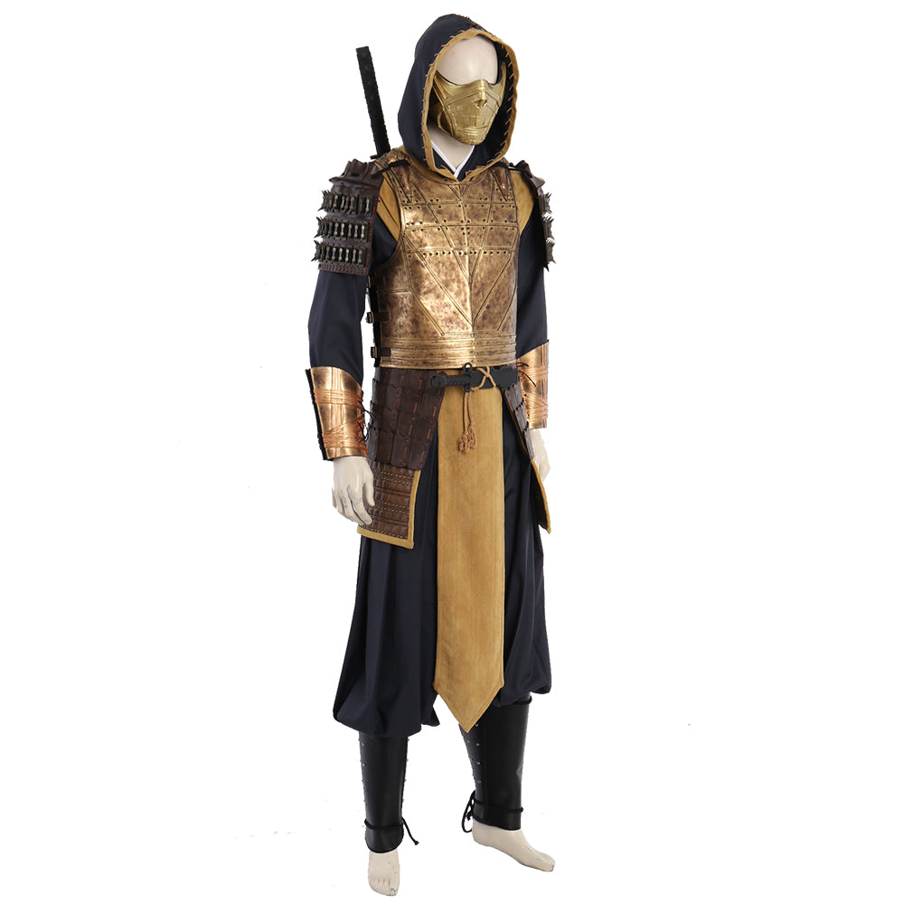 Astricos Scorpion Cosplay Costume for Men - Premium Mortal Kombat Halloween Outfit - Astricos